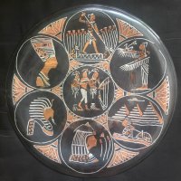 Декоративни чинии с египетски мотиви 9 броя, снимка 8 - Декорация за дома - 24879283
