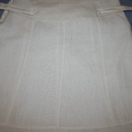 Бяла ленена пола, снимка 8 - Поли - 17793715