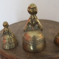 Колекционерски стари масивни бронзови - Камбанки - 3бр. !!! (00480), снимка 3 - Антикварни и старинни предмети - 11737940