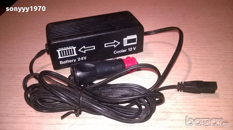 Mobitronic by waeco dc/dc converter 24v-12v-4amp-внос швеицария, снимка 1