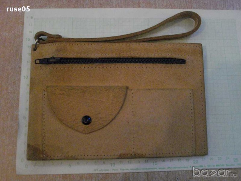 Хюмнетка от естествена кожа от магазин "СБХ" от соца, снимка 1