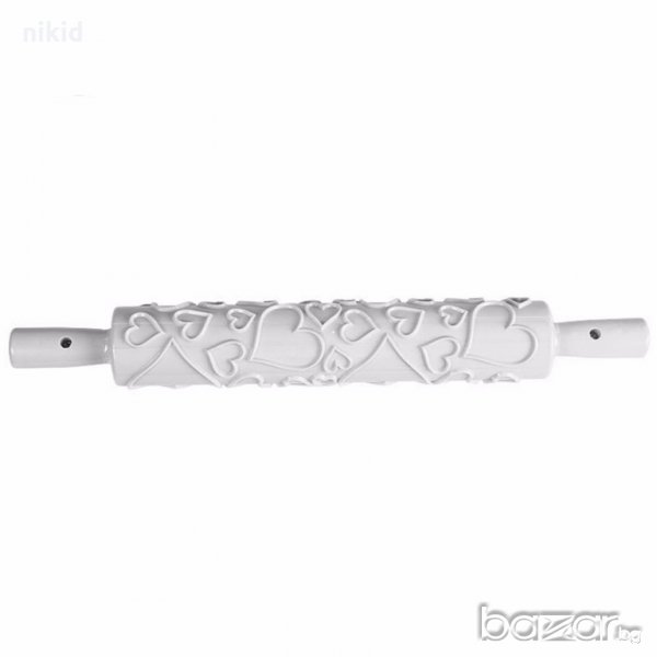 голяма релефна текстурна точилка малки големи сърца за фондан и др. моделиращи маси, снимка 1