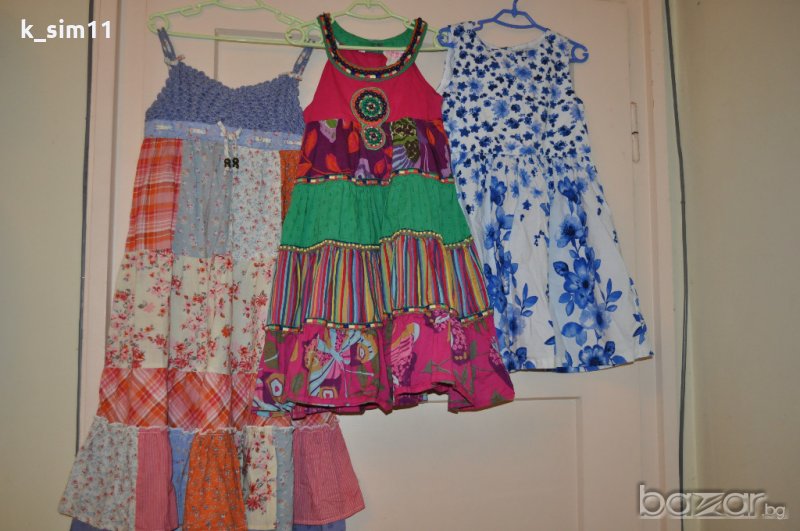 2 бр. летни рокли на Next за 5-6 г, снимка 1