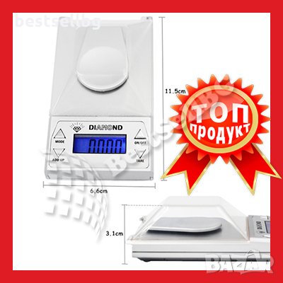 Точна дигитална електронна везна до 20гр точност 0.001 злато бижута лекарства добавки храна монети, снимка 1