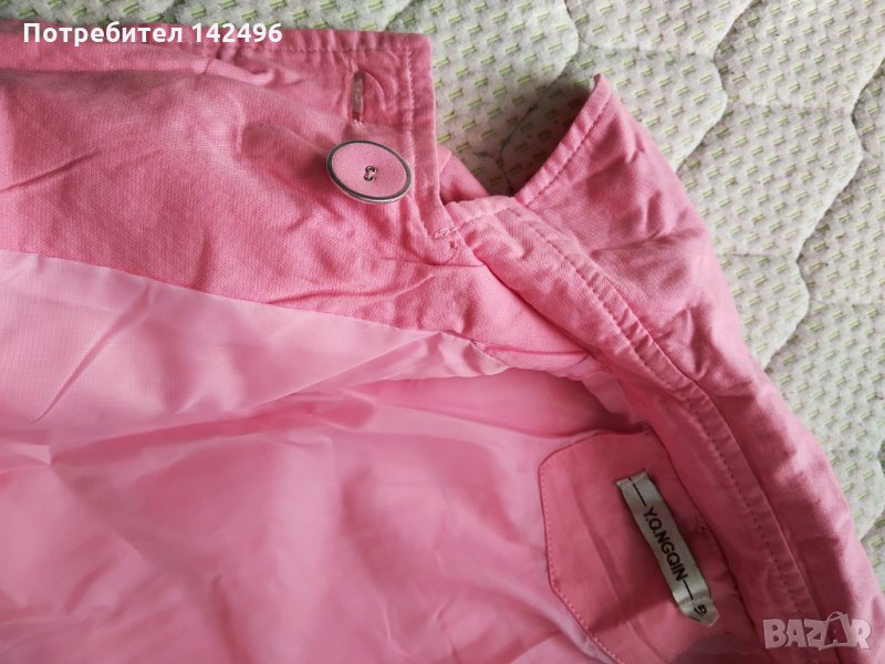 Розов шлифер 100% памук, снимка 1