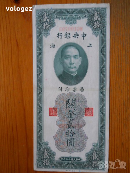 банкноти - Китай , снимка 1