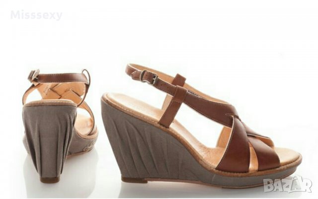 ПРОМО 🍊 TIMBERLAND № 39½ 🍊 Дамски кожени сандали с кръстосани каишки нови с кутия, снимка 2 - Сандали - 22235460