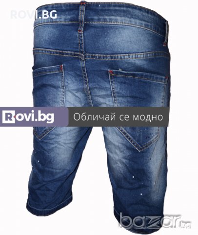 Къси мъжки дънки X03, снимка 2 - Къси панталони - 21458190