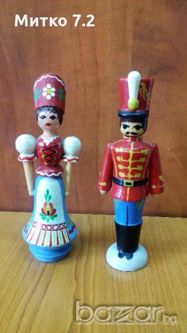 Стари ръчно рисувани Руски кукли, снимка 2 - Антикварни и старинни предмети - 21361268