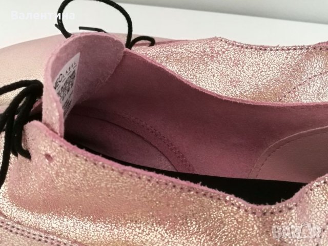 Розови Adidas 41,1/3 балеринки Selena Gomez естествена кожа, снимка 13 - Дамски ежедневни обувки - 25979610