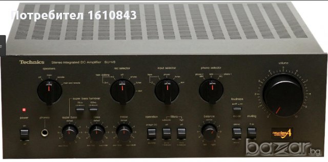 technics su-v8, снимка 1 - Ресийвъри, усилватели, смесителни пултове - 17229613