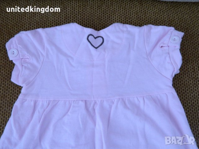 H & M - светло розова рокличка в идеално състояние, снимка 5 - Бебешки рокли - 23818851