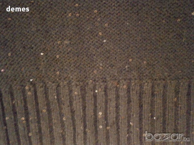  Черна машинно плетена блуза T A L L Y W E I J L, нова, размер Хs, снимка 7 - Блузи с дълъг ръкав и пуловери - 9815387