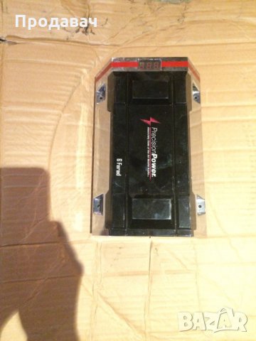 Продавам авто кондензатор 6 фарада, снимка 1 - Аудиосистеми - 22923375