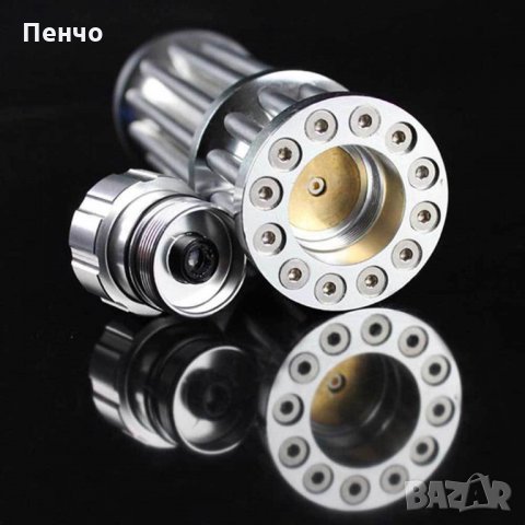  Много мощен 532nm Високоенергиен военен лазер показалка светлина лъч зелени военни  , снимка 4 - Друга електроника - 22350443