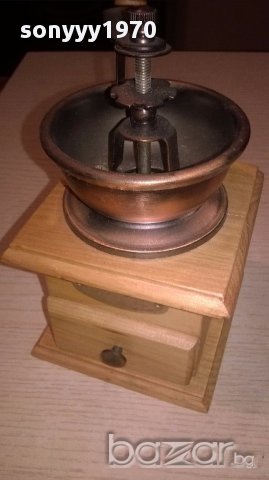 Ретро мелничка-за колекция-18х10см-внос швеицария, снимка 14 - Антикварни и старинни предмети - 16762920