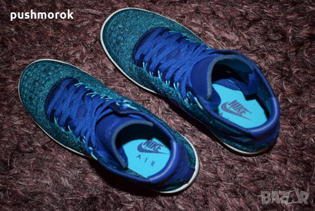 Nike Air Force 1 Flyknit Blue Lagoon, снимка 8 - Маратонки - 24717009