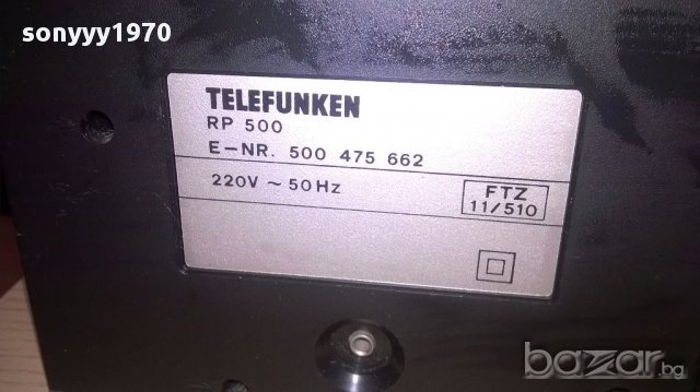 Ретро колекция от telefunken rp 500-внос швеицария, снимка 11 - Ресийвъри, усилватели, смесителни пултове - 17768333