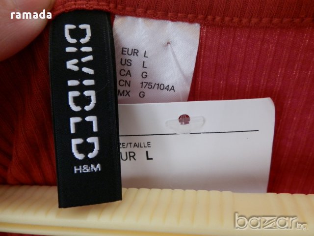 нова блуза H&M, размер Л, снимка 2 - Тениски - 14657945