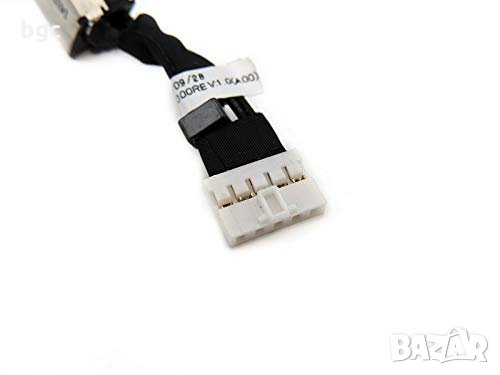 Нова DC JACK Букса с кабел за Лаптопи Dell Latitude E7240 E7250 4W9NY 04W9NY DC30100NO00 , снимка 2 - Лаптоп аксесоари - 24591752