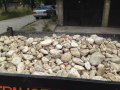 Доставка на речен пясък,скална маса,камък за габион,дренажен камък,филц,бетон,фракция, снимка 5