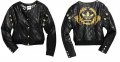ADIDAS JEREMY SCOTT RIHANNA QUILTED LEATHER JACKET Дамско Кожено Яке size S и L, снимка 3