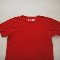 Червена тениска за младеж,158/164 см. , снимка 3 - Детски тениски и потници - 16380892