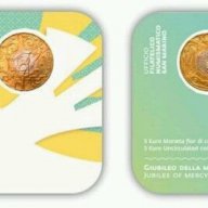 5 евро Сан Марино 2016 / 5 euro San Marino  Bimetallic coin "Jubilee of Mercy" BU, снимка 4 - Нумизматика и бонистика - 16395011