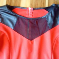 Червена блуза, снимка 2 - Туники - 17393414