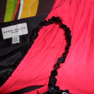 сет 100 % Karen Millen оригинална пола с камъни 100 % silk + топ Karen Millen, снимка 1 - Поли - 11549648
