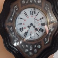 Старинен стенен механичен часовник, снимка 9 - Антикварни и старинни предмети - 22832489