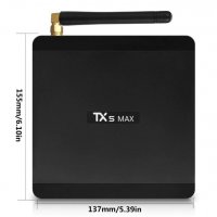 TX5 MAX 4GB RAM 32GB ROM Amlogic S905X2х2GHz 4 Ядра 2х Wifi BT 4.2 1GB LAN 4K 3D Android 8.1 TV BOX, снимка 4 - Плейъри, домашно кино, прожектори - 25633475
