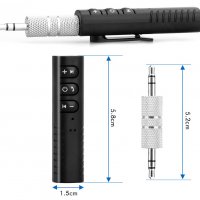ANBES мини Bluetooth приемник/аудио трансмитер 3.5 мм жак 9 лв., снимка 1 - Слушалки, hands-free - 20933792
