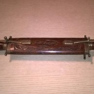 India-ретро колекция-нож и вилица в кания 45см-внос швеицария, снимка 18 - Антикварни и старинни предмети - 17725185