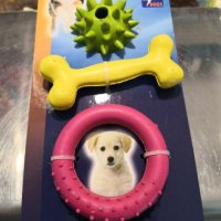 комплект гумени играчки "Puppy set" , снимка 1 - За кучета - 25136323
