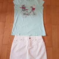 Дамска блуза LCW ,потник Н&М и дънкова пола,размер S, снимка 6 - Комплекти - 25465645