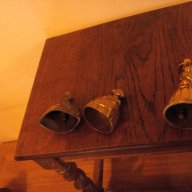 Колекционерски стари масивни бронзови - Камбанки - 3 бр ! (121163), снимка 2 - Антикварни и старинни предмети - 14654343