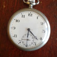 Джобен сребърен швейцарски часовник Argentan, снимка 1 - Джобни - 17775553