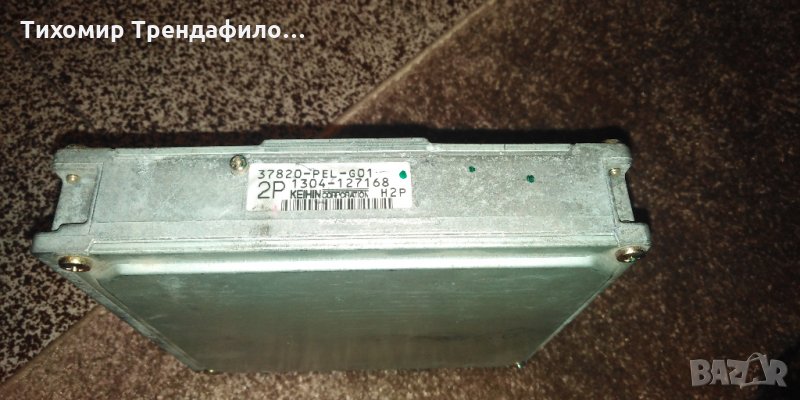  Компютър двигател захонда хрв компютър Honda HR-V 1.6 16V 4WD, 105 к.с., 1999 г 37820-PEL-G01, снимка 1