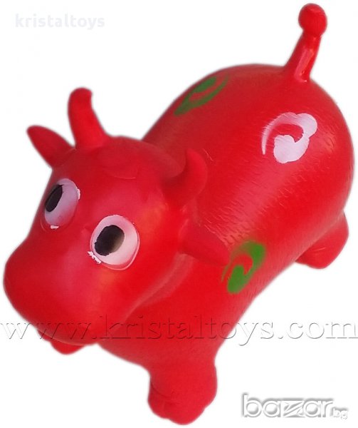 Гумено животно за яздене и сядане Кравичка 313039, снимка 1