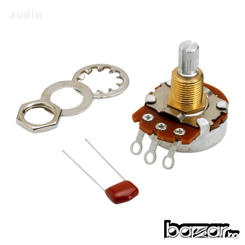 Потенциометър Fender Poti 500K Split Shaft, снимка 1