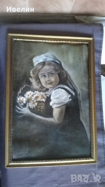 стара картина-фигуративна, снимка 1