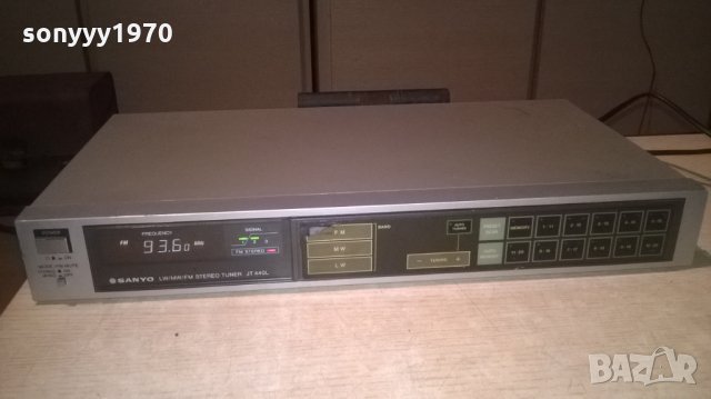 sanyo jt-440l stereo tuner-внос швеция, снимка 4 - Ресийвъри, усилватели, смесителни пултове - 25414647