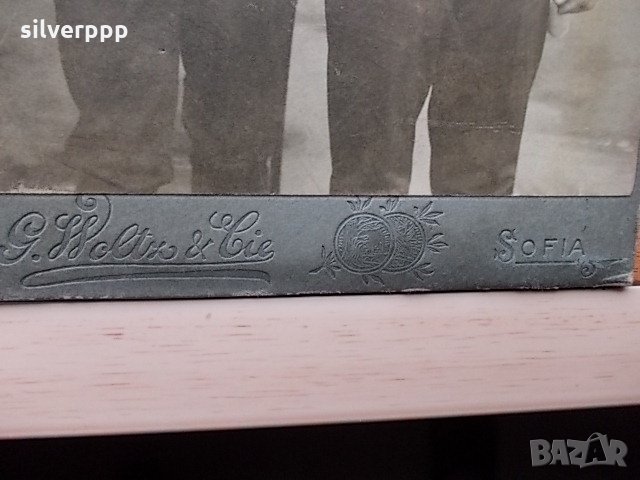  Стара фотография картон - 3 , снимка 2 - Други ценни предмети - 21634367