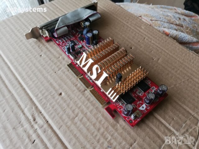 Видео карта NVidia GeForce MSI FX5200 AGP, снимка 4 - Видеокарти - 25956542