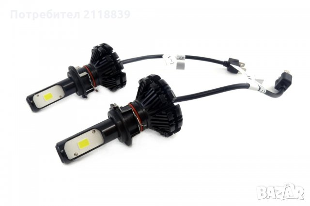 LED Светодиоднни Крушки NSSC за фар от серия HEADLIGHT CX Н7 6-18V 2бр., снимка 4 - Аксесоари и консумативи - 23438942