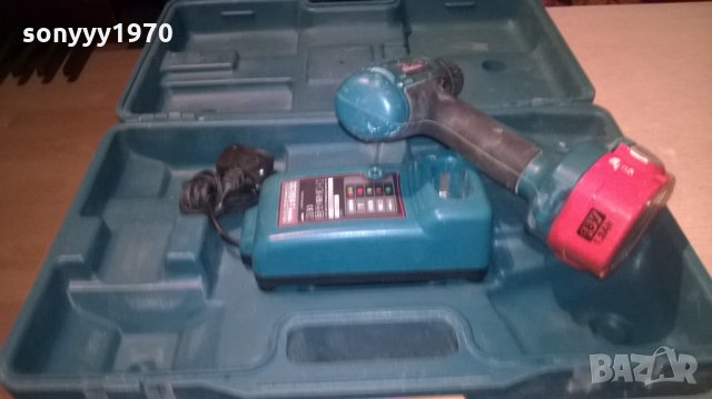 makita-куфар+винтоверт+зарядно+батерия-внос англия, снимка 4 - Винтоверти - 22671484