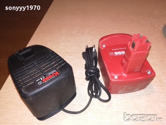 kress 14-18v charger+battery-внос швеицария, снимка 5 - Други инструменти - 20507917