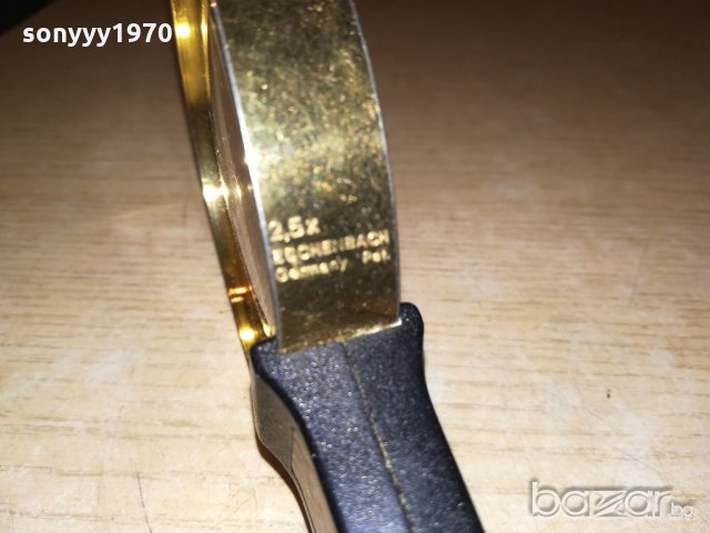 поръчана-germany-2.5x egchenbach GOLD-профи бижутерска лупа-внос швеицария, снимка 3 - Колекции - 20720158