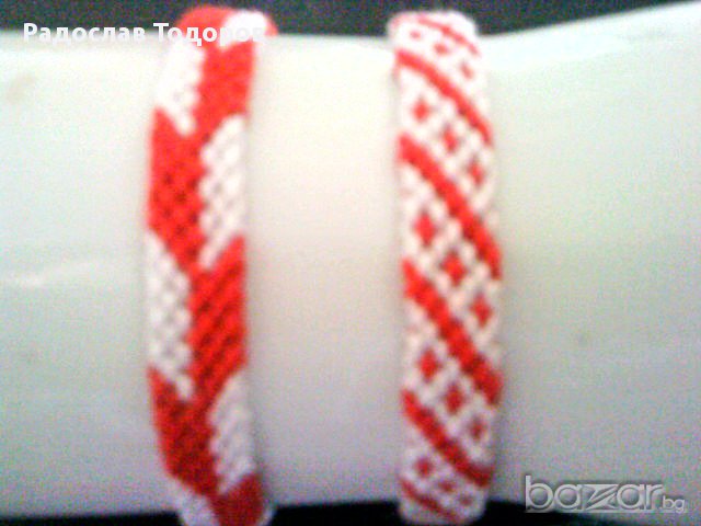 РЪЧНО ПЛЕТЕНИ МАРТЕНИЦИ ЗА РЪКА, снимка 7 - Гривни - 10478630